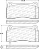 StopTech 308.0968 Street Brake Pads