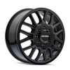 Mayhem 8107D-2877BF115 8107D Cogent Dually 20x8.25 / 8x200 BP / 115mm Offset / 142mm Hub Gloss Black Wheel