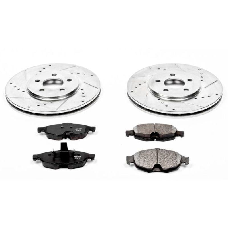 PowerStop K1684 fits Chrysler 01-06 Sebring Front Z23 Evolution Sport Brake Kit