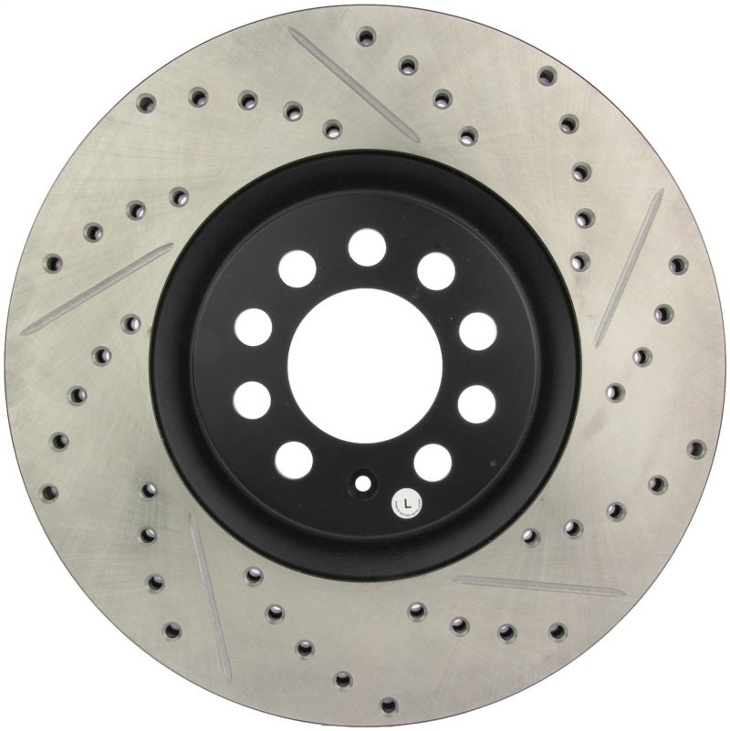 Stoptech 127.33062L Slotted & Drilled Sport Brake Rotor