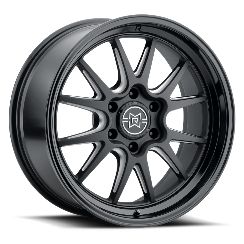 Raised Wheels MR80229088512N Method Raised MR802 20x9 / 8x180 BP / -12mm Offset / 124.1mm Bore - Double Black Milled Wheel