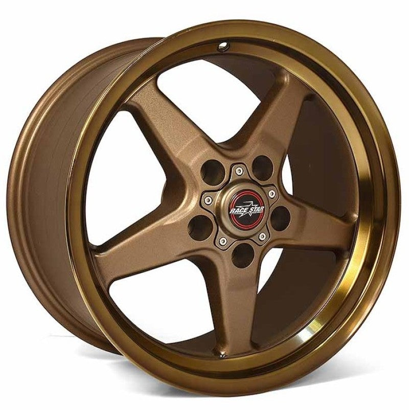 Race Star 92-795252BZ 92 Drag Star Bracket Racer 17x9.5 5x4.75BC 6BS Bronze Wheel