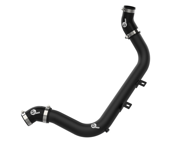 AFE 46-20638-B unner 2-1/4 IN Aluminum Hot Charge Pipe Black 17-20 fits Hyundai