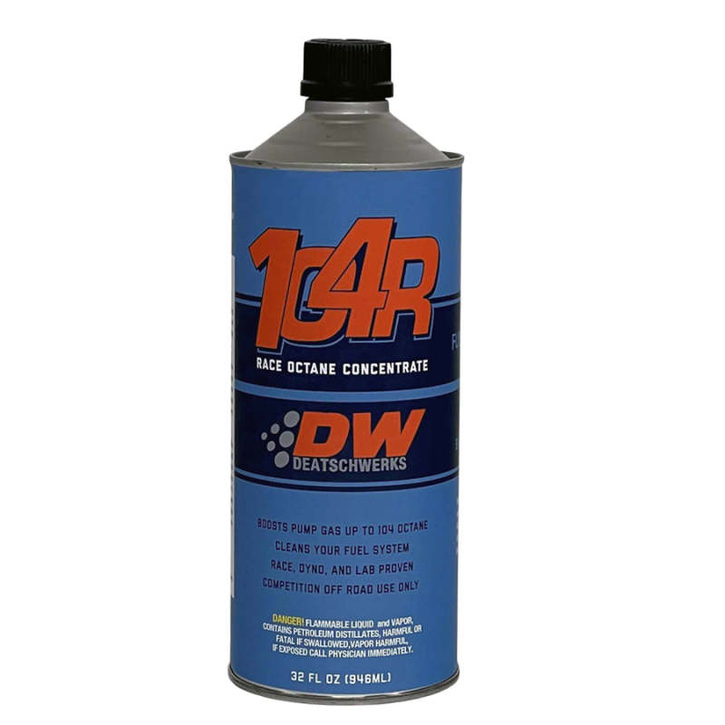 DeatschWerks 1-104R-CS 104R Race Octane Booster 32oz. Cans - Case of 8