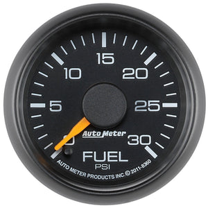 AutoMeter 8360 Autometer Factory Match fits Chevy 2-1/16in FSE 0-30 PSI Fuel Pressure Gauge
