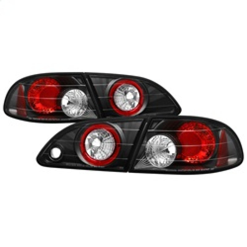 Spyder 5007476 fits Toyota 98-02 Corolla Euro Style Tail Lights Black ALT-YD-TC