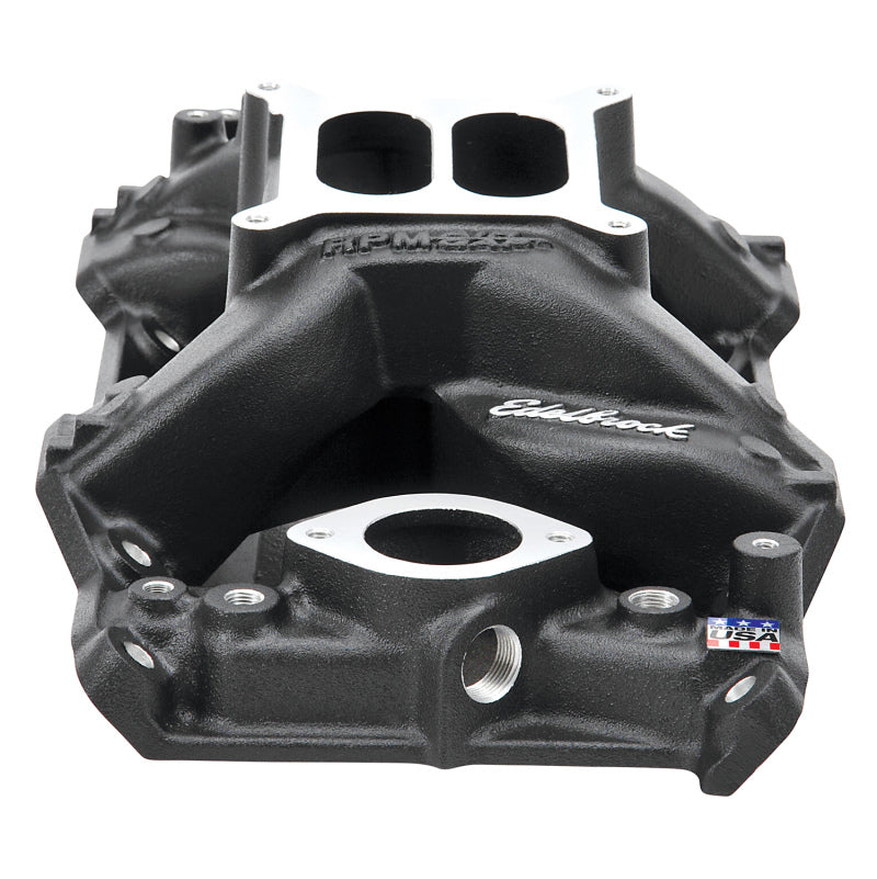 Edelbrock 75763 Intake Manifold RPM Air-Gap Small-Block fits Chrysler 340-360 Black