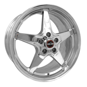 Race Star 92-805253DP 92 Drag Star 18x10.50 5x4.75bc 7.00bs Direct Drill Polished Wheel