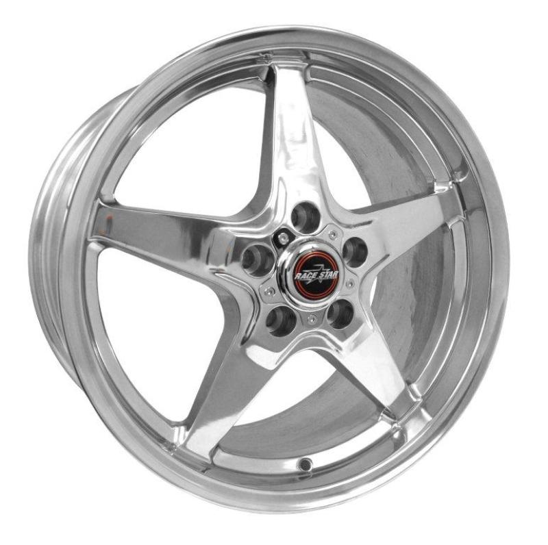 Race Star 92-805253DP 92 Drag Star 18x10.50 5x4.75bc 7.00bs Direct Drill Polished Wheel