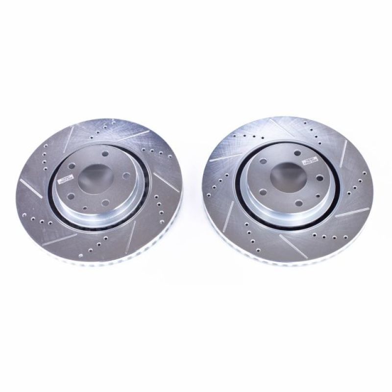 PowerStop fits Mazda CX-5 Front Evolution Drilled & Slotted Rotors - Pair