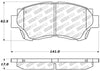 Stoptech 309.0476 Performance Brake Pads
