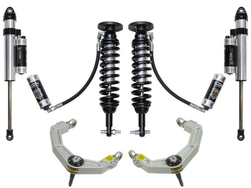 ICON K93095 2015+ fits Ford F-150 2WD 1.75-3in Stage 5 Suspension System w/Billet Uca