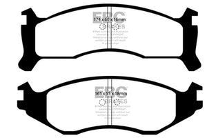 EBC UD521 91-93 fits Chrysler Fifth Avenue 3.8 Ultimax2 Front Brake Pads