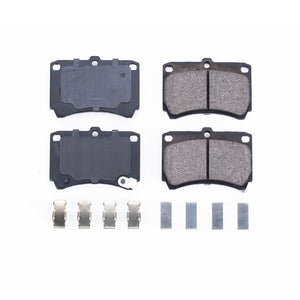 PowerStop 17 fits Ford Aspire Front Z17 Evolution Ceramic Brake Pads w/Hardware