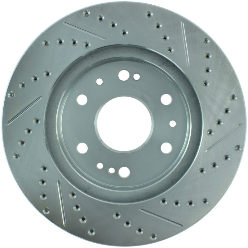 Stoptech 227.66057R Select Sport 07-11 fits GM Silverado 1500 Slotted and Drilled Right Front Rotor