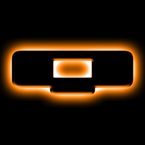 ORACLE Lighting 3141-Q-005 Universal Illuminated LED Letter Badges - Matte Blk Surface Finish - Q