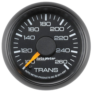 AutoMeter 8357 Autometer Factory Match 52.4mm FSE 100-260 Deg F Trans Temp Gauge