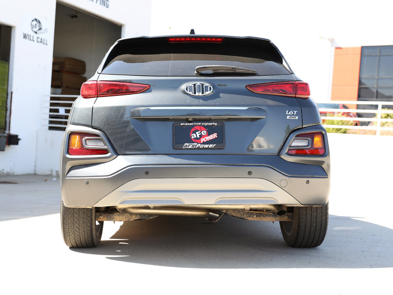 AFE 49-37017NM  2-1/2in 304 SS Axle-Back Exhaust (No Muffler) 18-21 fits Hyunda