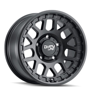 Dirty Life 9306-7983MB0 9306 Mesa 17x9 / 6x139.7 BP / 0mm Offset / 106mm Hub Matte Black Wheel
