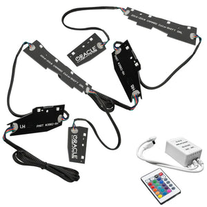 ORACLE Lighting 1345-504 Oracle 16-18 fits Chevy Camaro RGB+W Headlight DRL Kit - ColorSHIFT w/ Simple Controller