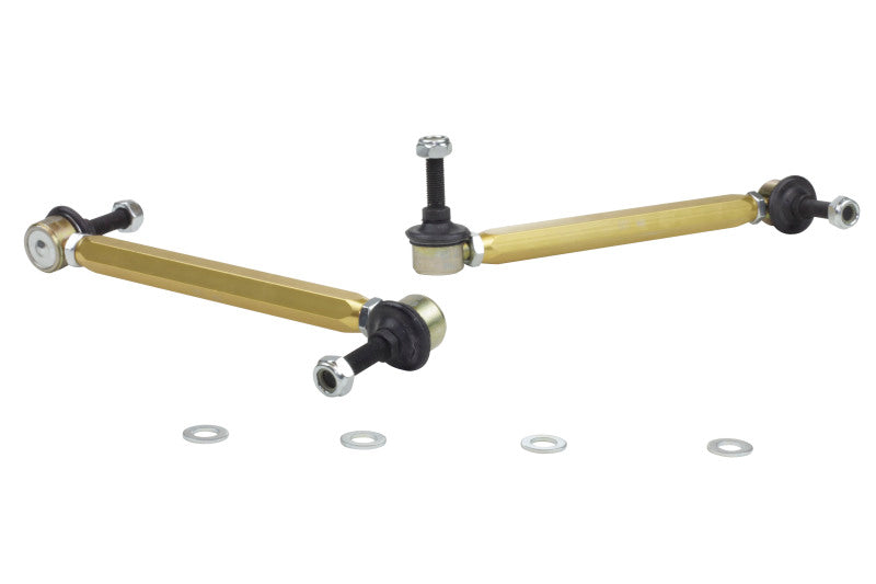 Whiteline KLC106 fits Mini 02-06 Cooper S Front Swaybar link kit-Adjustable ball end links