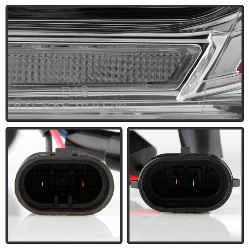 Spyder 5088277 fits Dodge 11-13 Durango Halogen Model Only Projector Headlights
