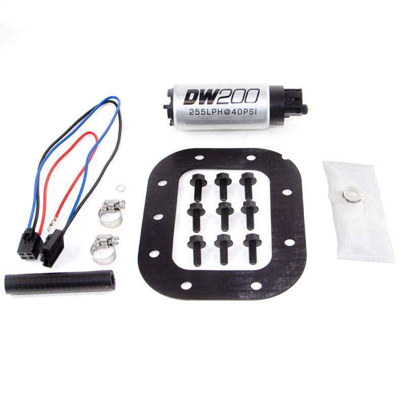 DeatschWerks 9-201-1028 86-89 fits Chevy Corvette 5.7L DW200 255 LPH In-Tank Fuel Pump w/ Install Kit