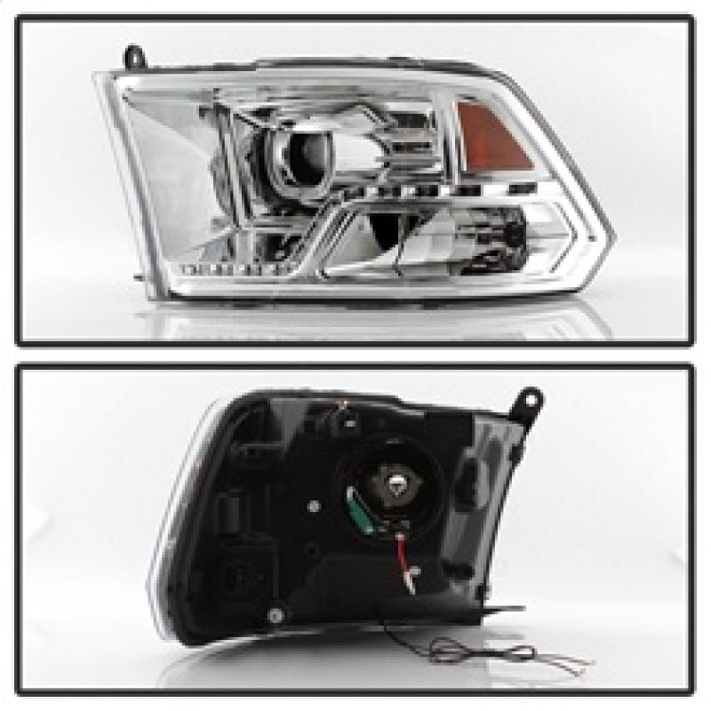 xTune 9036743 fits Dodge Ram 2009-2014 Halo LED Projector Headlights - Chrome P