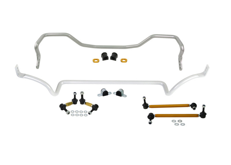 Whiteline BMK008 fits Mitsubishi 09-15 Lancer Ralliart Front & Rear Sway Bar Kit