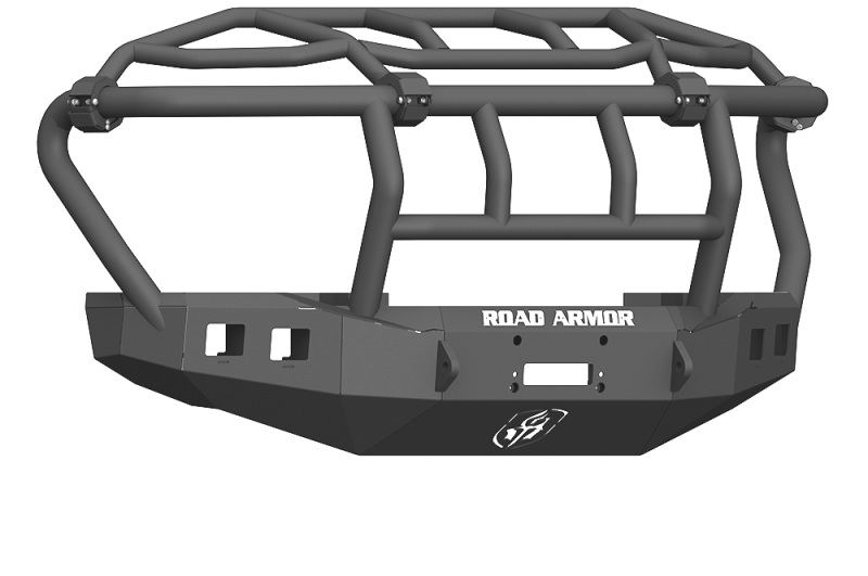 Road Armor 617F3B 17-20 fits Ford F-250 Stealth Front Winch Bumper w/Intimidator Guard - Tex Blk