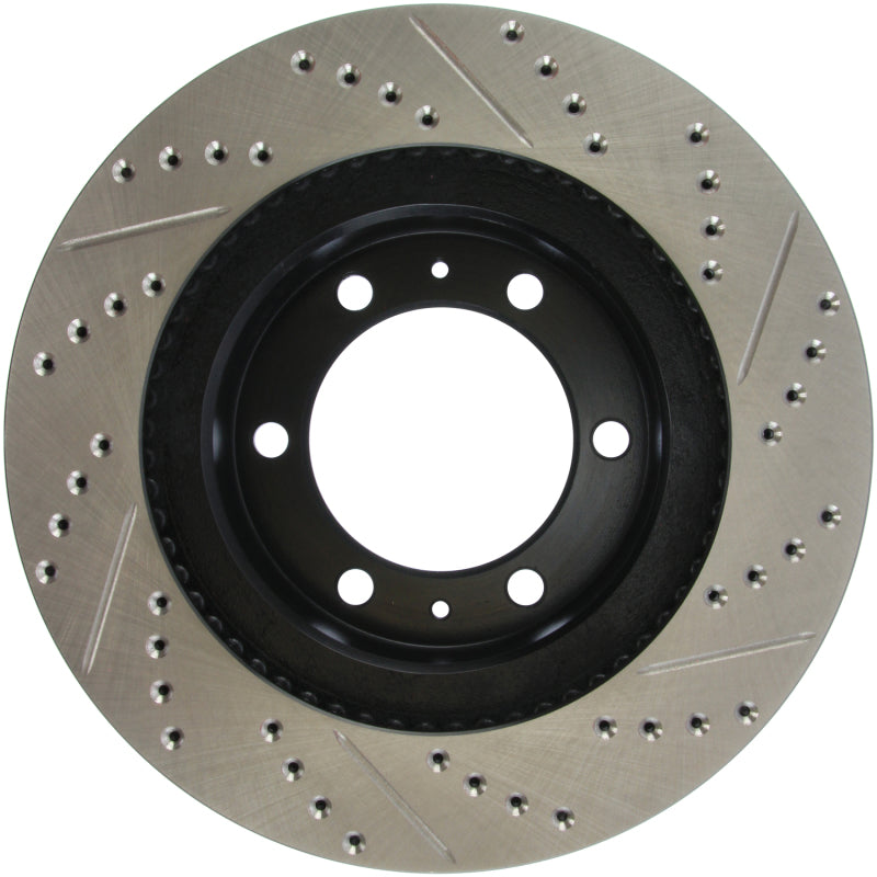Stoptech 127.44129R 07-08 fits Toyota FJ Cruiser / 05-08 Tacoma (6 lug) / 03-08 4 Runner (319mm disc) SportStop Slo