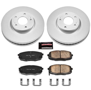 PowerStop fits Kia Forte Front Z17 Evolution Geo 10-13met Coated Brake Kit