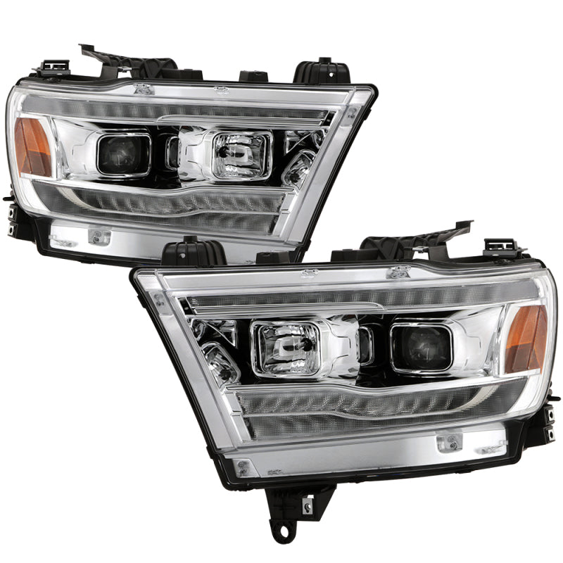 Spyder 5087409 fits Dodge 19-20 Ram Halogen Model Projector Headlights Chrome P