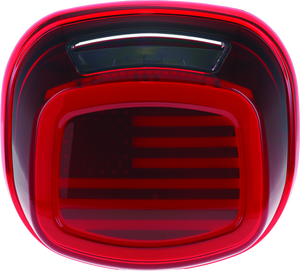 Kuryakyn 2924 Kuryakyn Freedom Taillight Red Lens With License Light