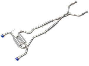 AFE 49-36136-L fits Infiniti Q50 V6 3.7L Takeda 2-1/2in 304 SS Cat-Back Exhaust