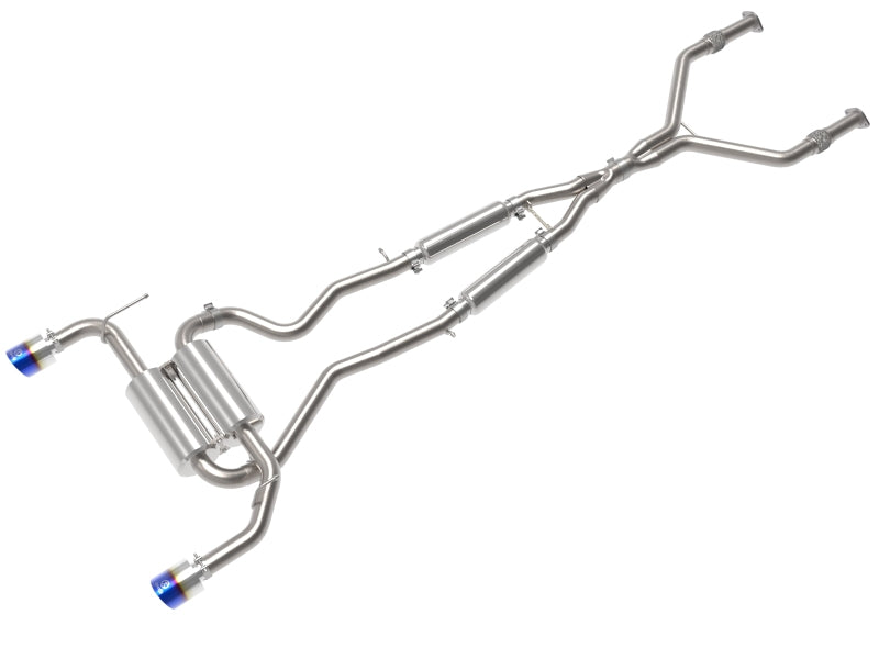 AFE 49-36136-L fits Infiniti Q50 V6 3.7L Takeda 2-1/2in 304 SS Cat-Back Exhaust