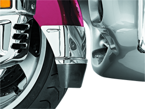 Kuryakyn 7352 Kuryakyn Front Fender Extension With Mud Flap 01-17 fits Honda GL1800 Chrome
