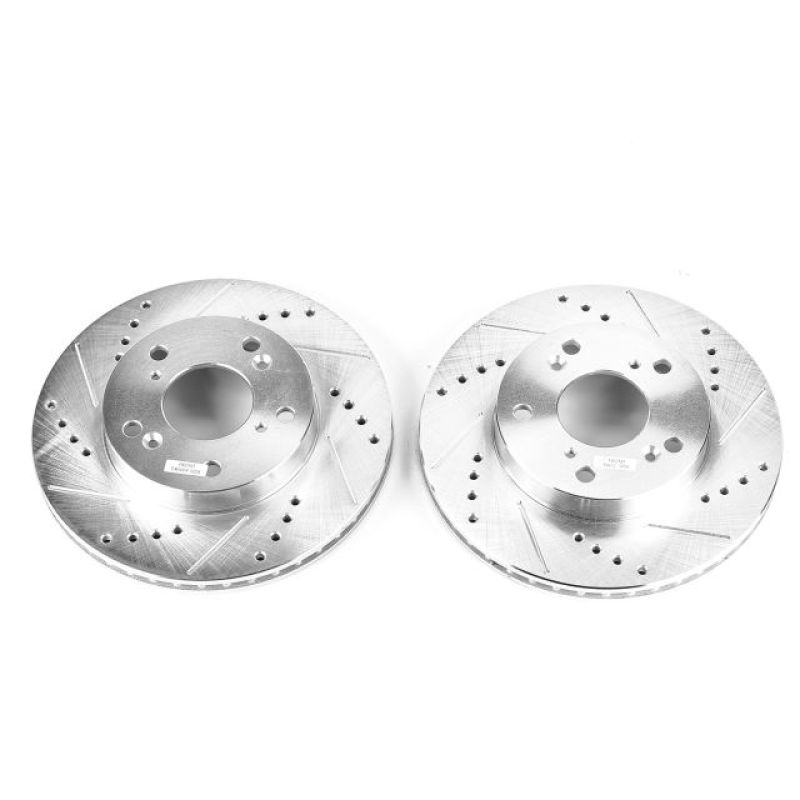 PowerStop fits Acura 13-14 ILX Front Evolution Drilled & Slotted Rotors - Pair