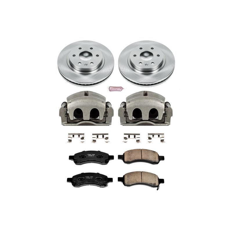 Power Stop KCOE4657 07-10 Saturn Outlook Front Autospecialty Kit w/Cals