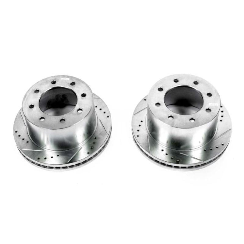 Power Stop fits GMC Sierra 3500 HD Rear Drilled & Slotted Rotor - Pair