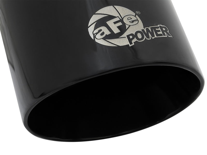 AFE 49T25354-B07 orce-Xp Universal 409 SS Single-Wall Clamp-On Exhaust Tip - Bl