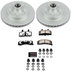 Power Stop 98-00 Chevrolet TahOE Front Z36 Coated Truck & Tow Brake Kit
