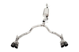 CORSA Performance 21129BLK Corsa 2021-2025 Tahoe / fits GMC Yukon 4DR 6.2L 4WD Dual Rear 3in - 2.75in Sport Cat-Back DW 4in BLKTips