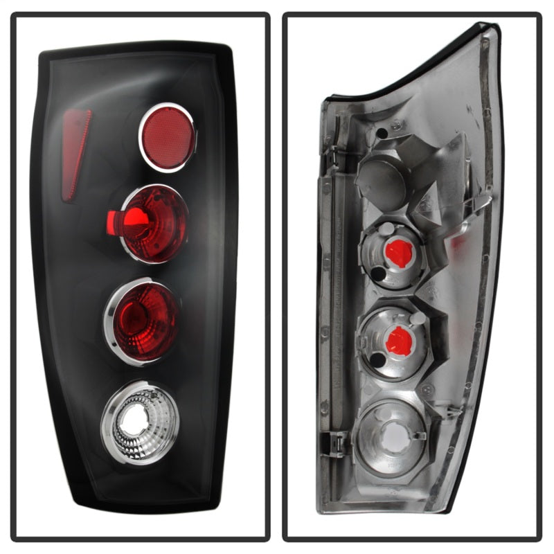 Spyder 5001108 fits Chevy 02-06 Avalanche Euro Style Tail Lights Black ALT-YD-C