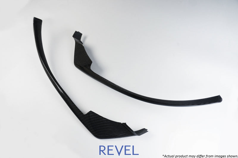 Revel 1TR4GT0AM01 GT Dry Carbon Front Lip Covers 16-18 fits Mazda MX-5 - 2 Piece
