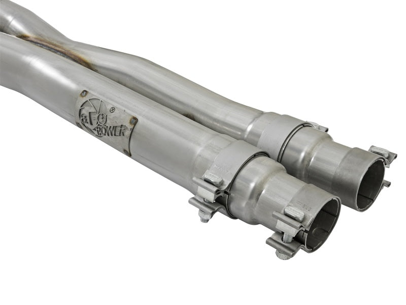 AFE 49-33088-P rce XP 3in Aggressive Toned Cat-Back Exhausts w/ Polished Tips 1
