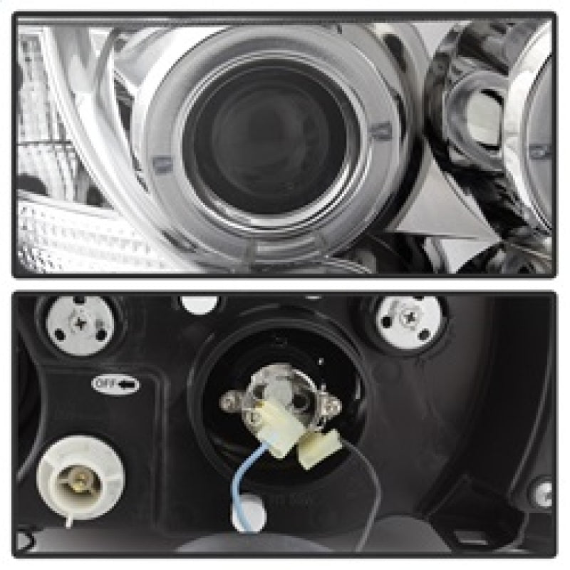 Spyder 5009098 fits BMW 96-02 Z3 Projector Headlights LED Halo Chrome High H1 L