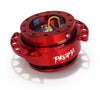 NRG SRK-222RD-RD Quick Release Kit - Red Body/ Red Heart Cutout Ring