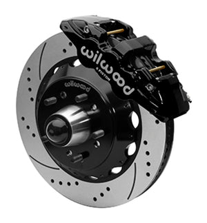 Wilwood 140-15951-D 88-98 fits GMC Truck C1500/C2500 AERO6 Front Truck Kit 14.00in - Blk