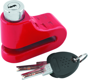 BikeMaster 132246 Bully Lock Disc Lock 5.5mm - Red